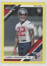 2019 Panini Donruss Rookies Press Proof Yellow Lonnie Johnson Jr #276 0q5