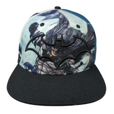 Batman Snapback Hat Multicolor One Size Adjustable DC Comics Superhero