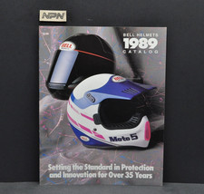 Vintage NOS 1989 Bell Helmets Catalog Moto 4 Moto 5 MX 80s 90s Motorcycle Dealer