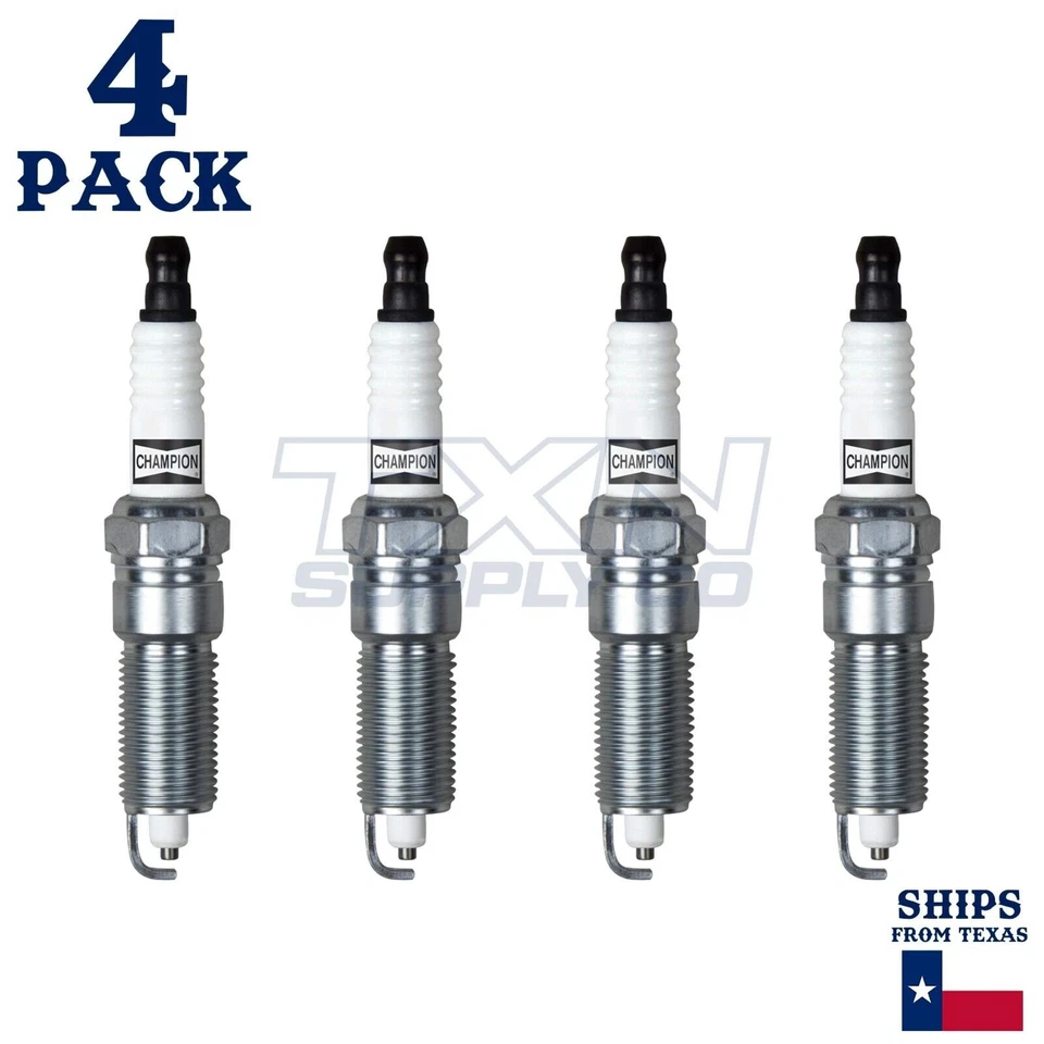 Paquete de 4 bujías Champion Platinum para Chrysler PT Cruiser L4 2001-2010 2,4 L p Foto 2 de 3