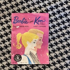 Vintage Barbie Ken 1961 Mini-Catalog of fashions by Mattel Pink Style 1960s