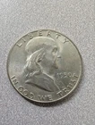 1950 Franklin Half Dollar Silver 50c Coin