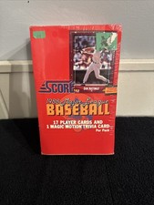 1988 score baseball Unopened Box Sealed In Plastic, 36 Sealed Packs