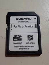 Navigation GPS Map Data Genuine Sd Card 86283FJ640 OEM USED