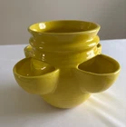 Vintage McCoy Art Pottery Strawberry Herb Succulent Planter Yellow 7" x 9"