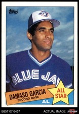 1985 Topps #702 Damaso Garcia All-Star Blue Jays 7 - NM