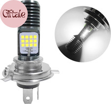 9-16V H4 LED Motorcycle Headlight Bulbs, Super Bright 3030 Chips Bulb Halogen La