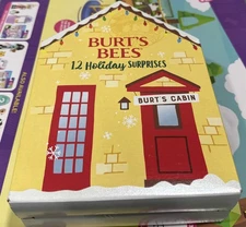Burts Bees Lip Balm Advent Calendar Cozy Cabin 12 Holiday Surprise Gift Set