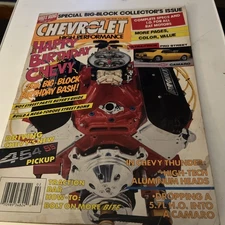 CHEVROLET HIGH PERFORMANCE magazine " HAPPY BIRTHDAY CHEVY ! " FEBRUARY 1990