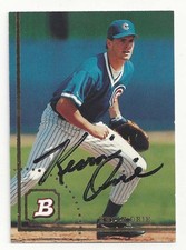 Kevin Orie Chicago Cubs 1994 Bowman #166 Signed Rookie Card. rookie card picture