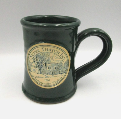 DENEEN POTTERY SILVER THATCH INN CHARLOTTESVILLE, VIRGINIA 1780 COFFEE MUG