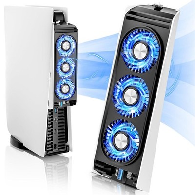 Lüfter für PS5/5 Slim-Konsole Disc & Digital Edition Verbesserter Kühler