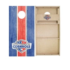 Cornhole Boards Skips Garage WSOC Regulation Size Foldable Legs Premium Wood