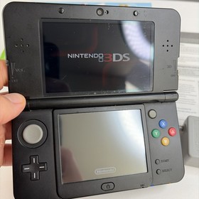 New Nintendo 3DS: Black Mario Friday Edition Console In Box US Model Charger