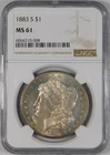 1883-S $1 Morgan Silver Dollar Coin NGC MS61 **Better Date**