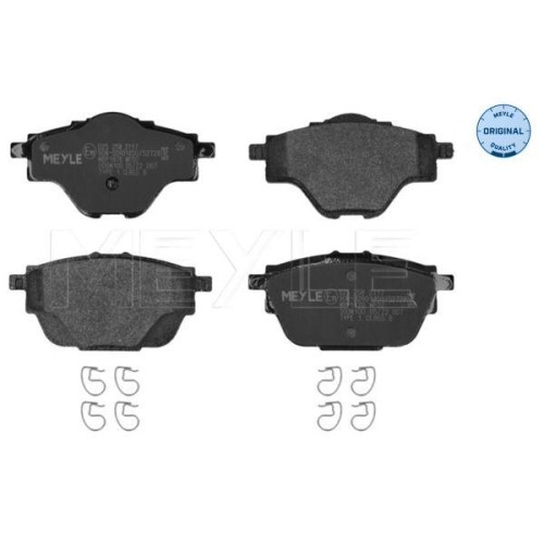 Plaquettes de frein Meyle 0252582717 pour stopper les sifflements au freinage