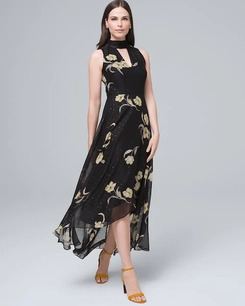 sachin and babi light blue dress White House Black Market Women's Knee Length Chiffon Dresses for sale main image 0