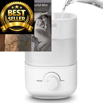 LEVOIT Top Fill Humidifiers for Bedroom, 2.5L Classic Humidifier, White 