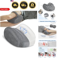 Cooling Knee Pillow for Side Sleepers Memory Foam Hip Pain Relief ergonomical
