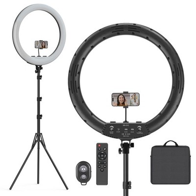 Hagibis 21 inch Ring Light with Stand Outer 55W 5600k Dimmable LED Light,... 