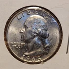 1963 D Washington Quarter BU Uncirculated Mint State 90% Silver 25c US Coin