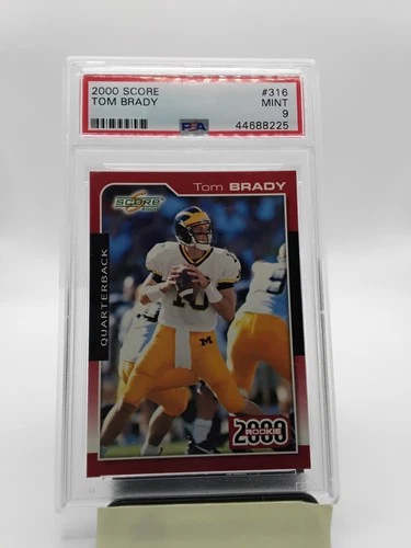 2000 SCORE #316 TOM BRADY ROOKIE RC PSA 9