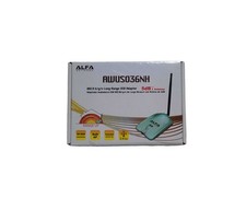 Alfa Network AWUS036NH Long Range Wireless USB Adapter 802.11b/g/n Teal  CD