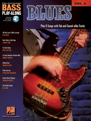 Blues Bass Play-Along Vol 9 Bass Guitar Notes Tab Sheet Music Book Online Audio
