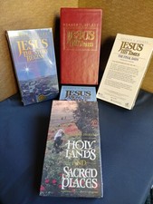 NEW ! Jesus Christ bible VHS 3 Tapes Box Set Readers Digest + HOLY LANDS &PLACES