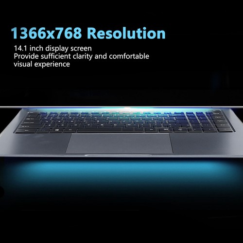 14.1in Laptop Für Celeron N3350 CPU DDR3 6GB SSD 1TB LCD Anti Blue Light Ul Teil - Picture 21 of 30