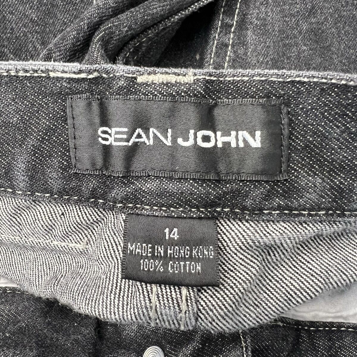 VTG Y2K Sean John Sz 14 26 x 27 Jeans Pants Denim Black VTG Y2K Sean John Sz 14 26 x 27 Jeans Pants Denim Black