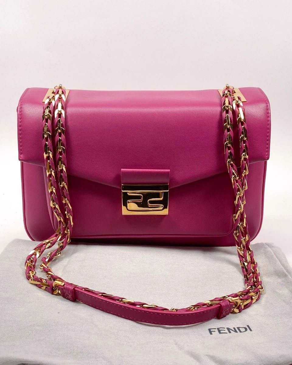 Hot pink shop fendi bag