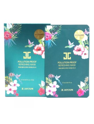 JAYJUN Pollution Proof Refreshing Mask 27ml x 10pcs Soothing Moisture K-Beauty