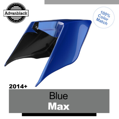 For 14+ Harley Touring Street Road Glide BLUE MAX Stretched Extended Side Covers