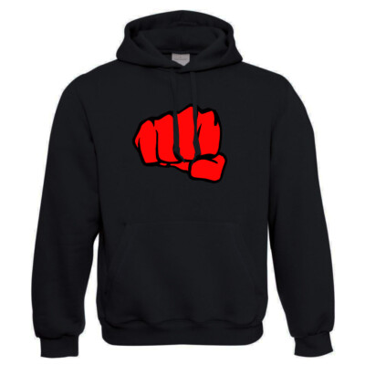 FISTFULL Hoodie ''Fist / Faust'' Kapuzenpullover Hoody Kampfsport Boxen Boxsport