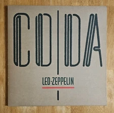 Led Zeppelin  CODA  Vinyl LP Record VG+, Insert  1982 Swan Song  Specialty Press