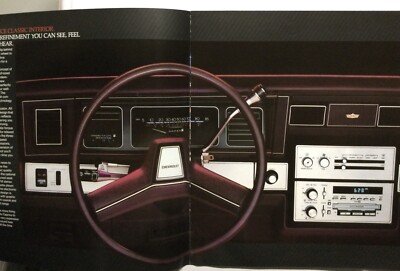 1985 Chevrolet Caprice Classic & Impala Dealership Sales Brochure