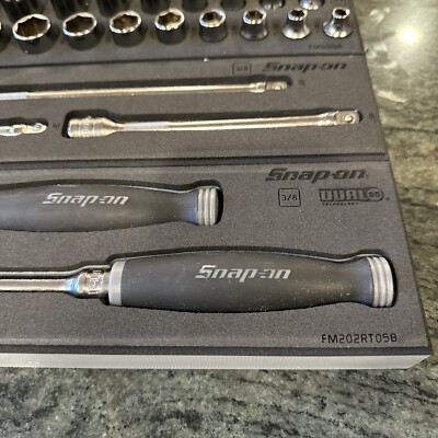 Snap-on 253gss05fdt 53 pc 3/8” essential metric sae sockets