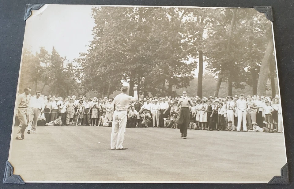 6/13/1942 Babe Ruth + Bob Hope + Wood + Ghezzi Original Gelatin Silver 6x9 Photo - Image 2 of 4