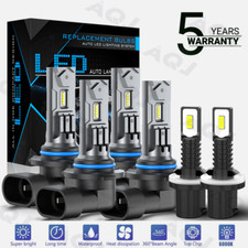 FOR GMC Yukon XL 1500 2500 2000-2006 LED Headlights High Low Fog Light Bulbs Kit