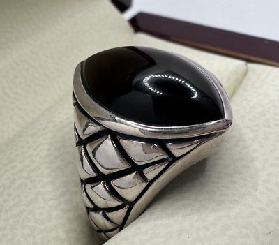 Sally C Treasures SX Sterling Silver Tiger's Eye Ring Sz 6 [064