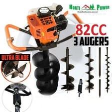 TRIVELLA A SCOPPIO 82cc MOTOTRIVELLA CON 3 PUNTE 100 150 200 professionale