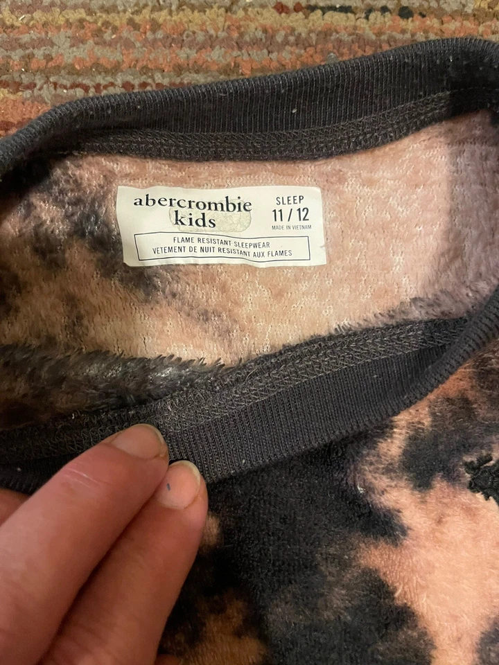 Suéter/Pantalones Pijama Abercrombie Niños Niñas 11/12 Súper Suave Polar Foto 3 de 4