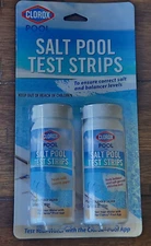 LOT 10 Clorox Pool Test Strips 10 Salt Level 25 Balancer 82100CLX EXPIRED 3/25