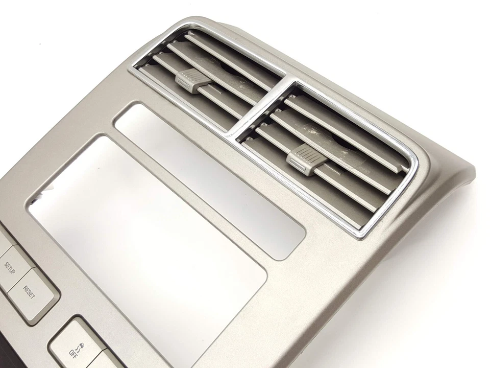 Lincoln MKX 2007-2010 OEM tablero moldura/control de clima digital plateado Foto 3 de 4