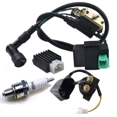 CDI Regulator Spark Plug Replay Solenoid Kit For Apollo 90cc 110cc Pro Quad Bike