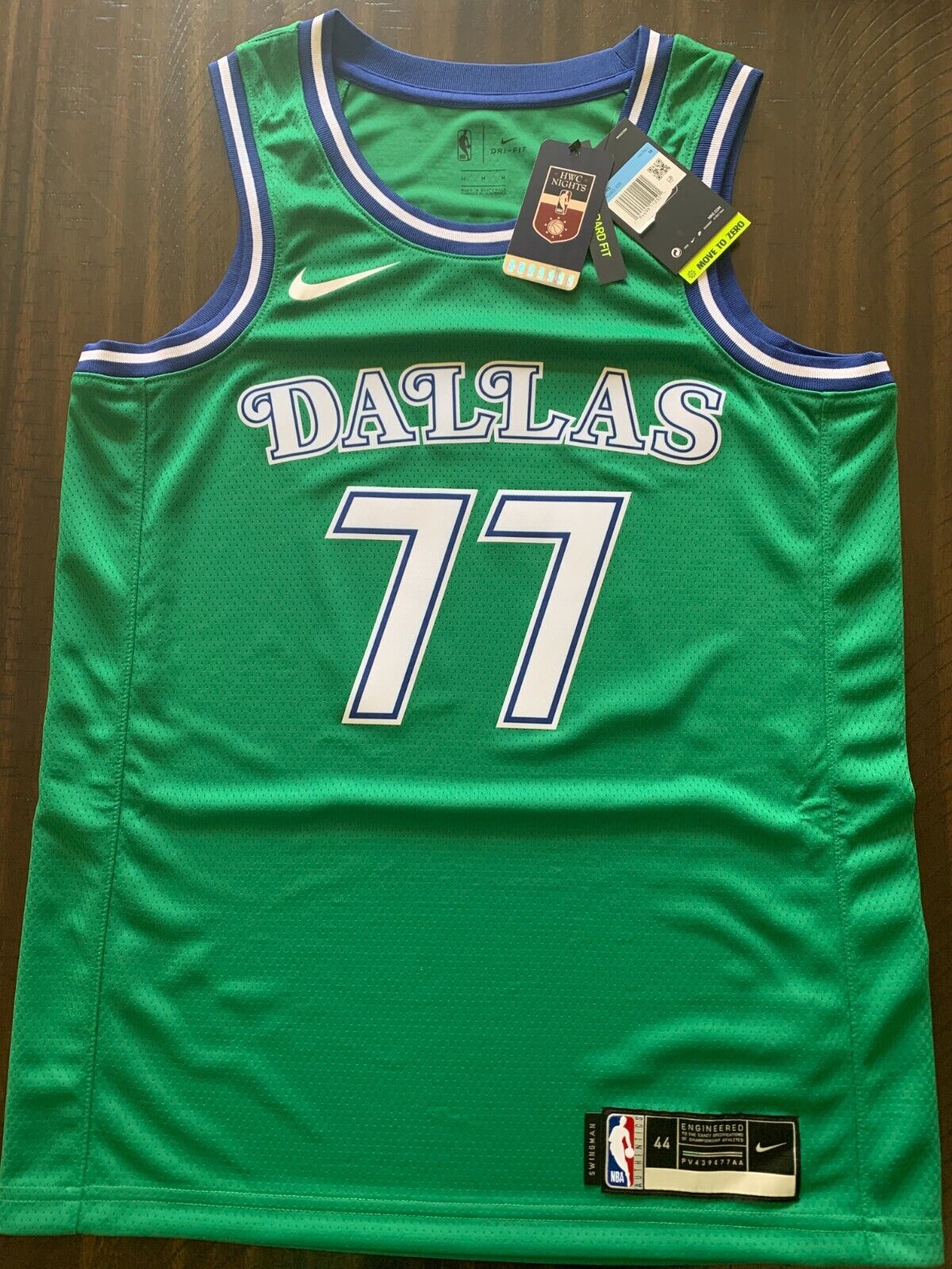 Luka Dončić Dallas Mavericks 2020-21 Classic Edition Green Jersey