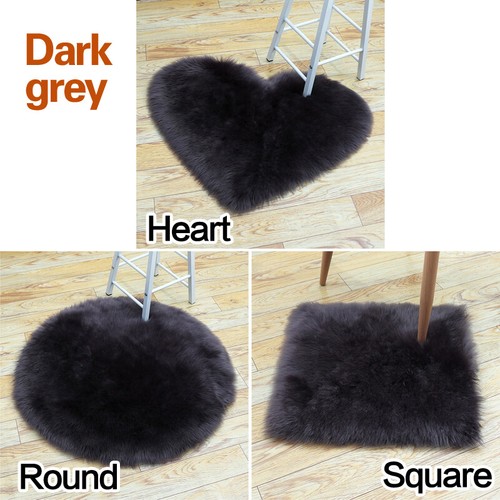 Fluffy Floor Pad Hairy Carpet Chair Seat Cover Area Rug Soft Mat Home Decor - Picture 32 of 39