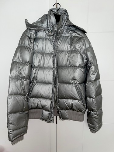 dkny reflective puffer jacket