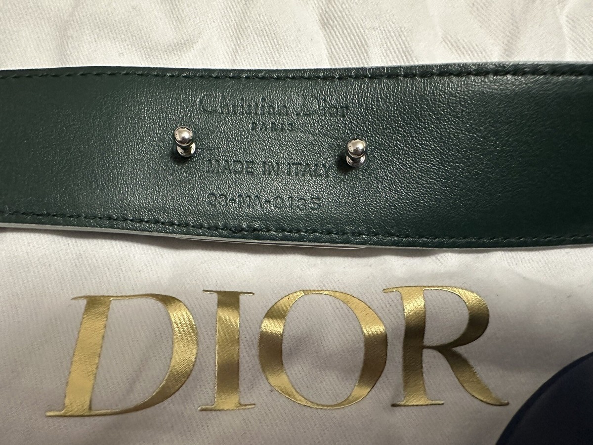 Christian Dior ライトグリーン ベルト　新品 DIOR | ベルト |ウィメンズアクセサリー｜ディオール公式